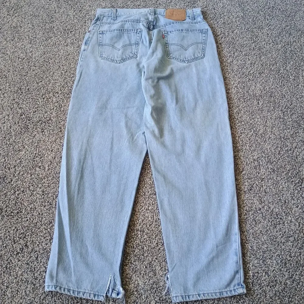 Levi's 560 Vintage Baggy Denim Jeans Faded Grunge 32x30 Loose Skater Vintage 90s